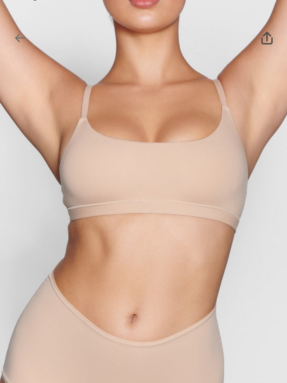 SKIMS Scoop Bralette in Clay - NEW WITH TAGS